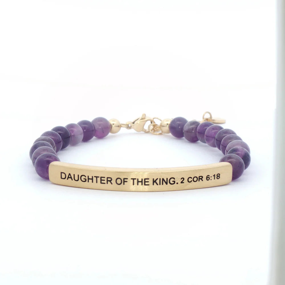 Inspiration Co: Amethyst Bracelet