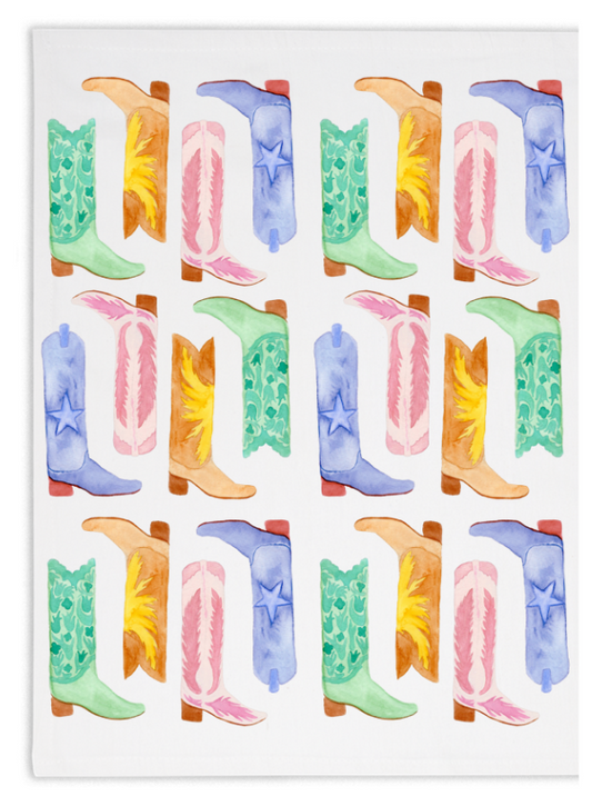 Cowboy Boot Tea Towels