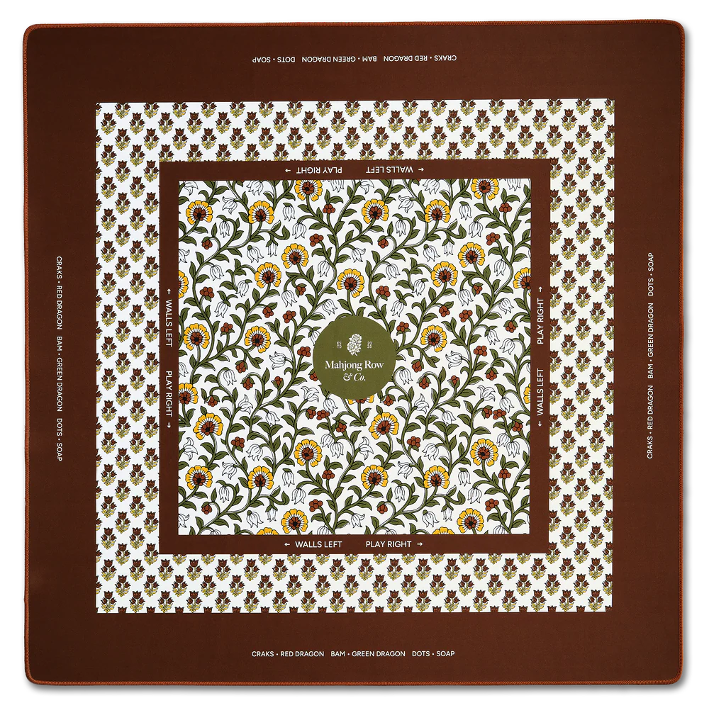 Mahjong Row & Co | Autumn Saffron Mahjong Mat