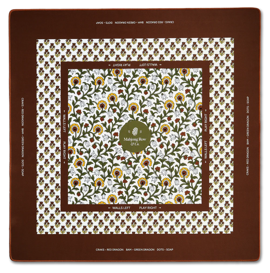 Mahjong Row & Co | Autumn Saffron Mahjong Mat