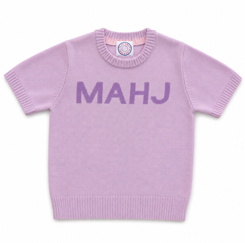 MAHJ Sweater - Lilac Short Sleeve