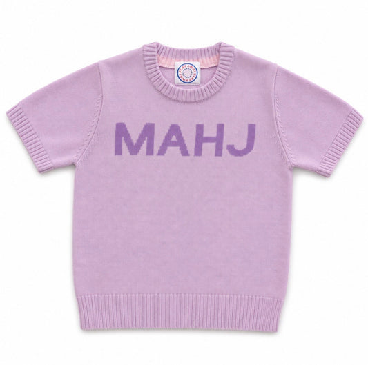 MAHJ Sweater - Lilac Short Sleeve