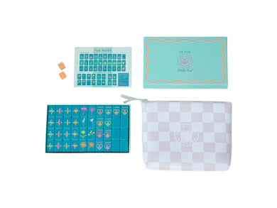 Peace Love Mahjong Totally Teal Tiles