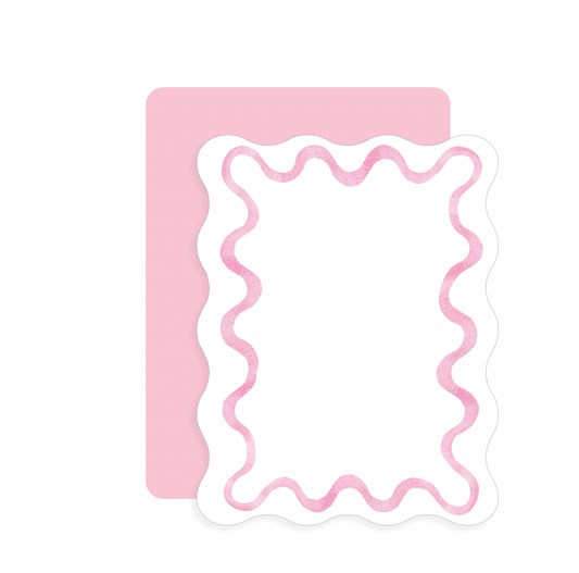 Wavy Watercolor Notecards