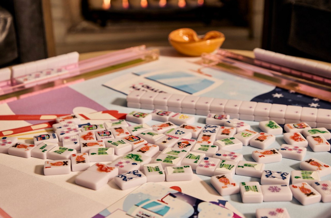 Bespoke Mahjong | Chalet tiles | Frosty Lilac