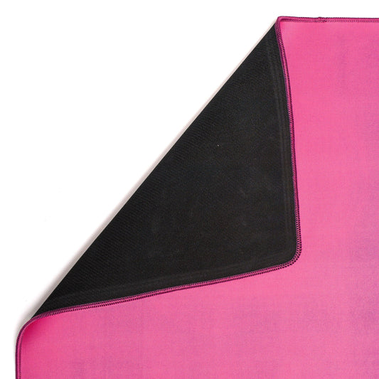 MAHJONG GAME MAT: LOGO IN PEONY PINK