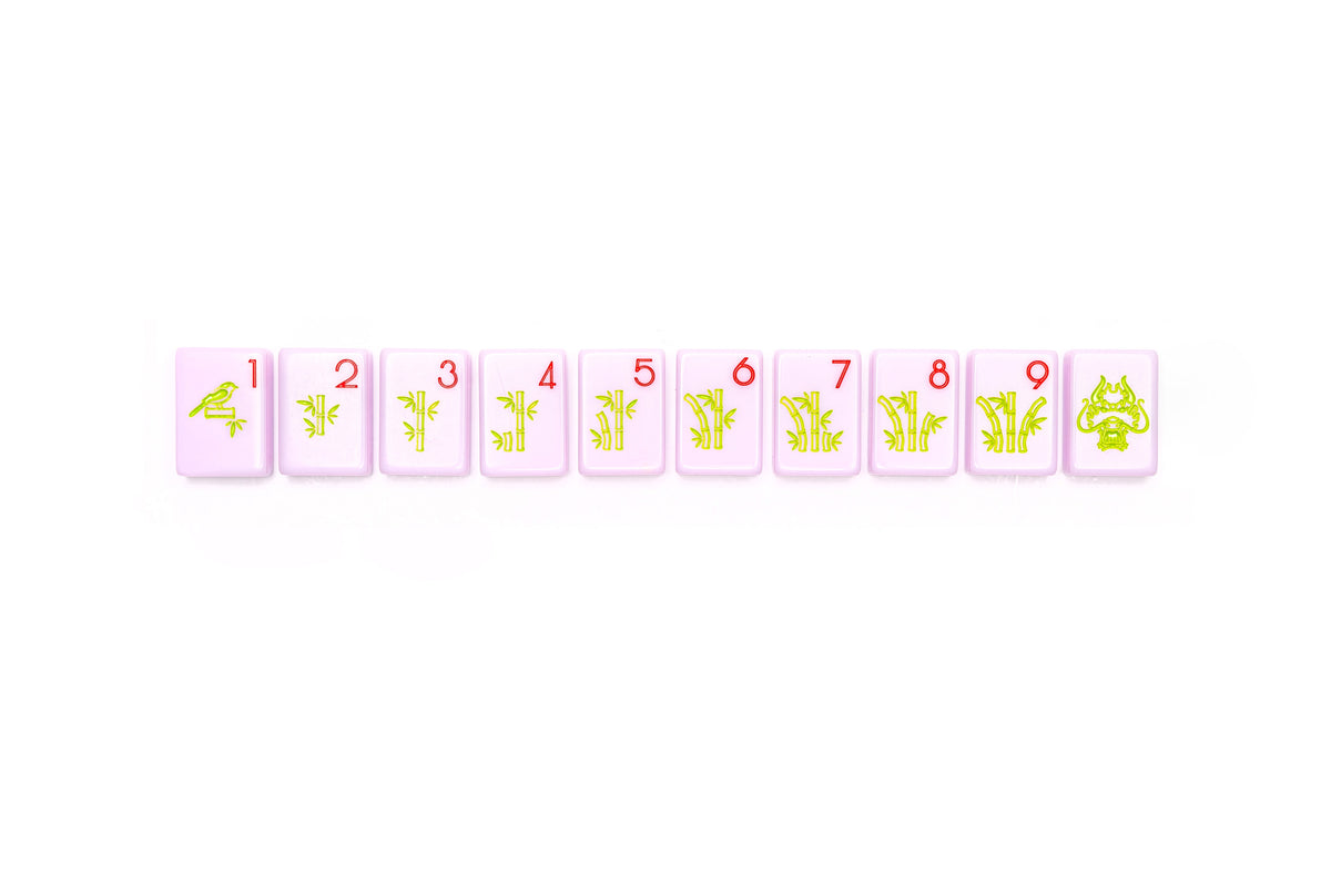 THE CHINOISERIE SET -  MAHJONG TILES: LUXE LILAC