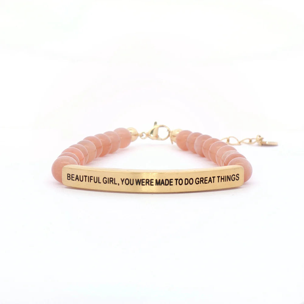 Inspiration Co: Sunstone bracelet
