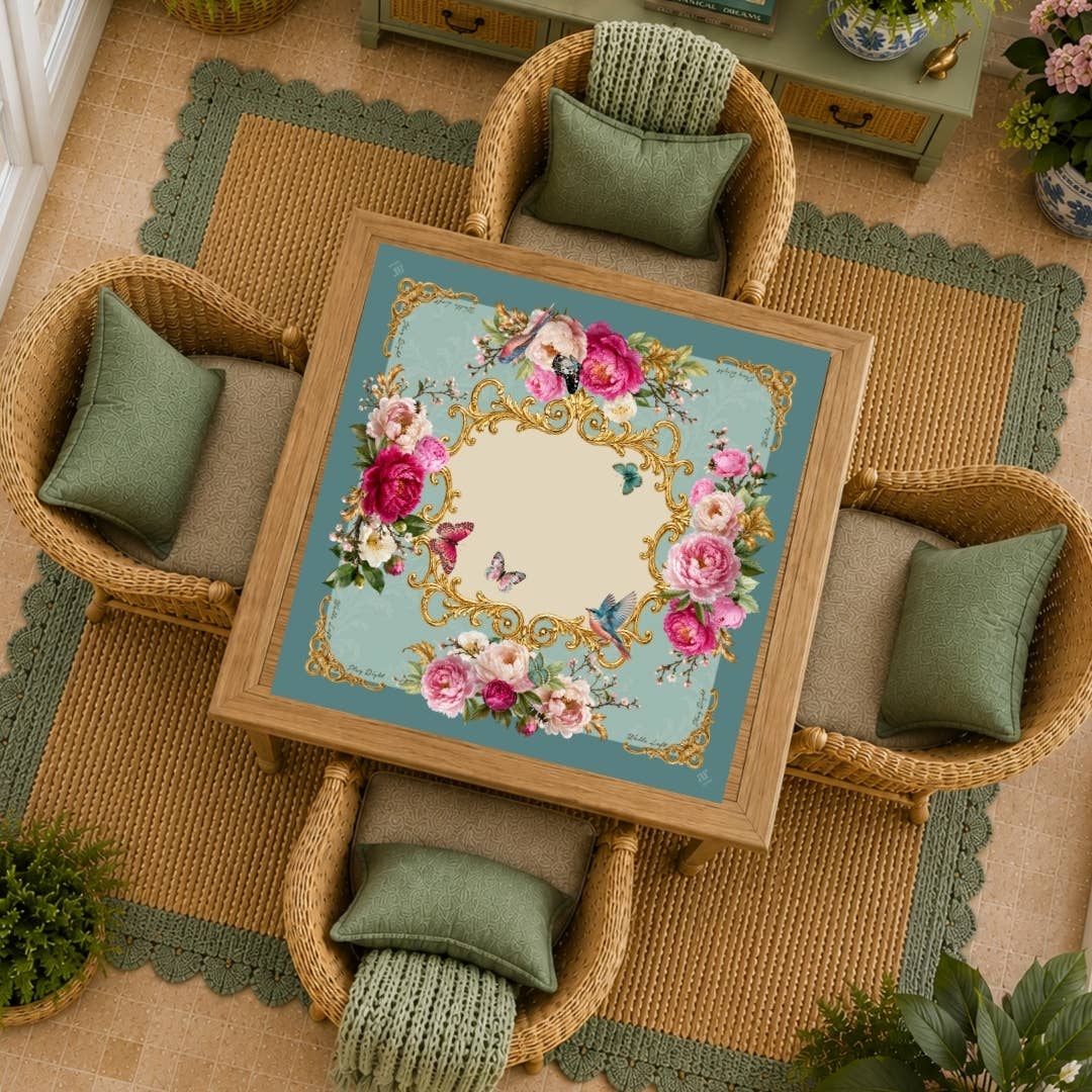 Anders Ruff Mahj in Bloom Mahjong Mat