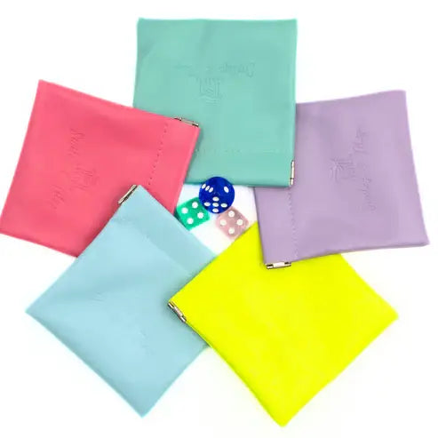 MFM Coin, Dice, Extra Mahjong Tile Pouch  |  4x4" Bag
