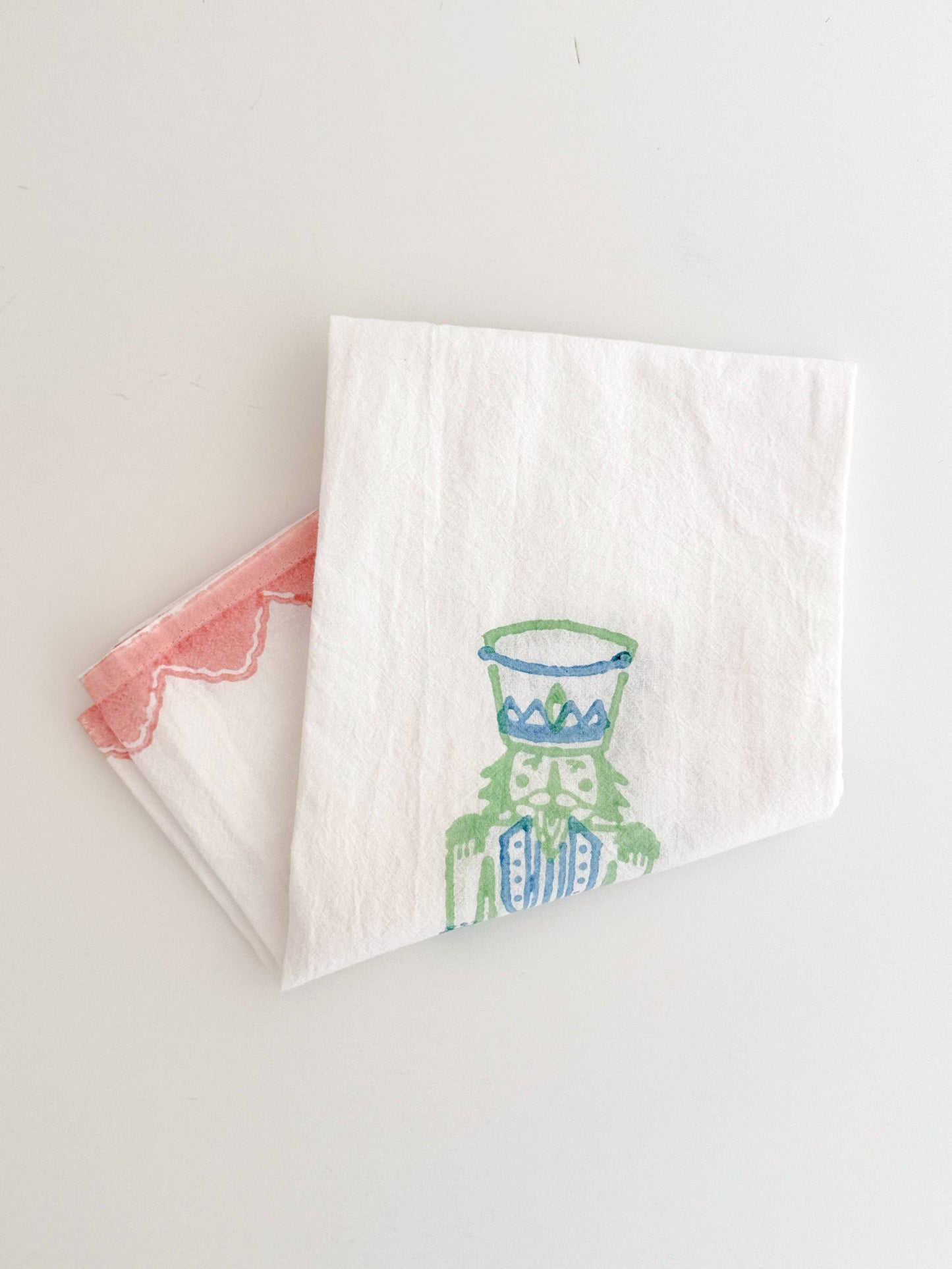 Tea Towel - Nutcracker, Sage & Uniform Blue