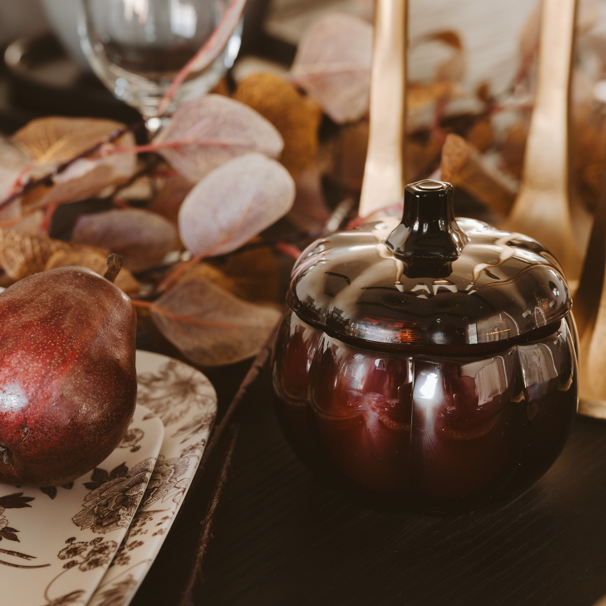 Sweet Water Decor - Hello Fall Soy Candle, 20 oz Pumpkin Jar - Fall Decor