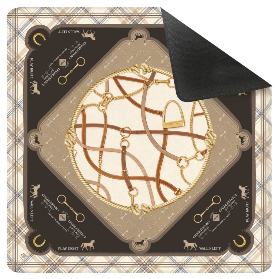Anders Ruff Saddles & Silk Mahjong Mat | Equestrian