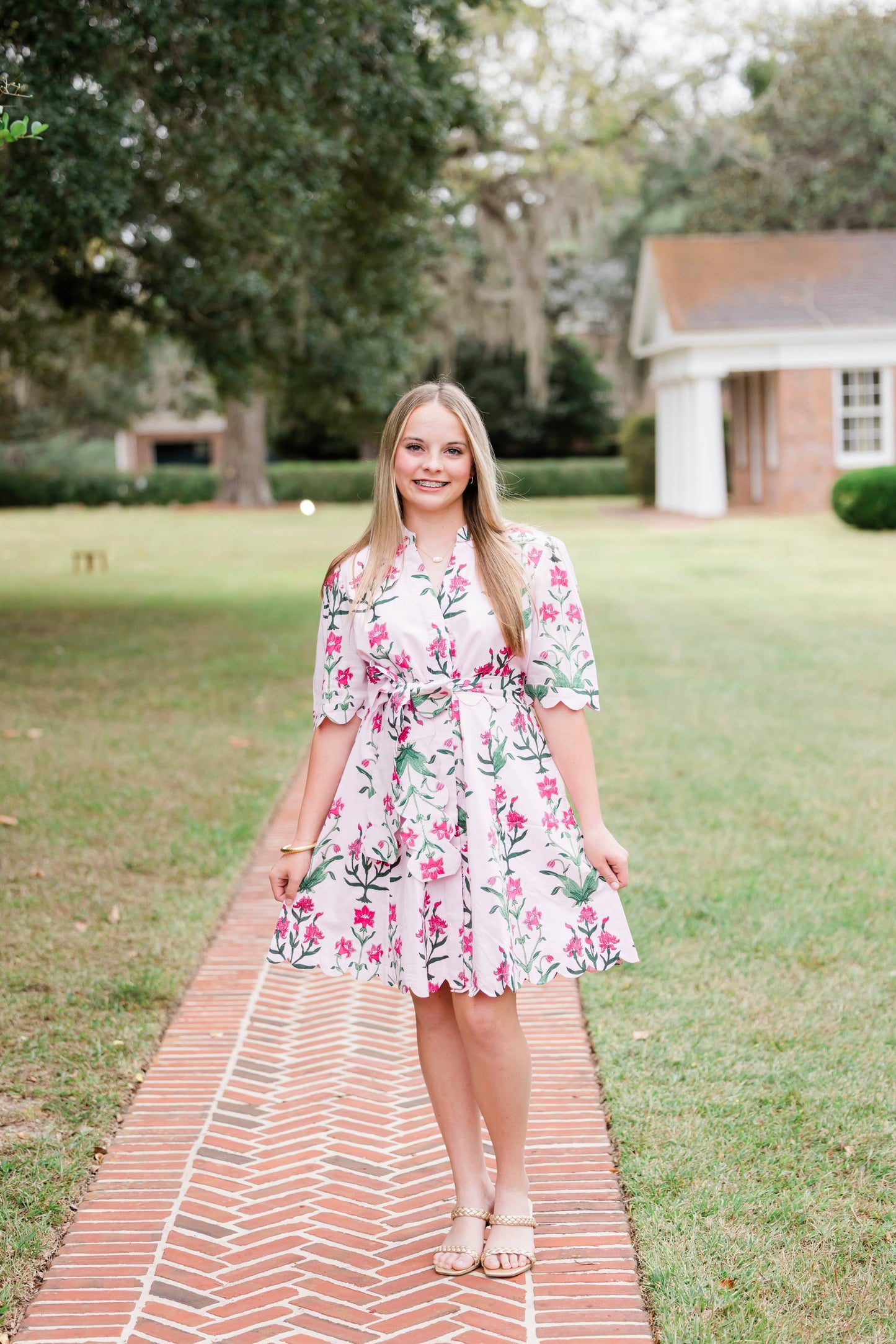 Resort Floral Mini Dress| Rose D' Iris Grace | READY TO SHIP