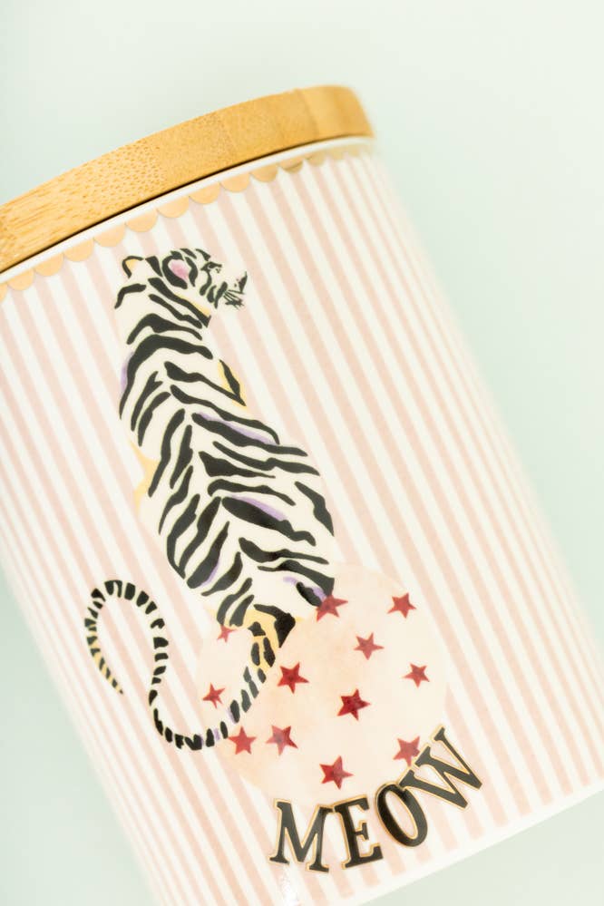 Yvonne Ellen Tiger Storage Jar (medium)
