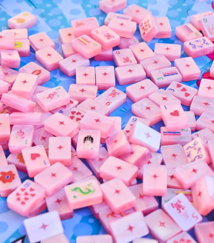 Bespoke Mahjong | Pop Diva Tiles | Cotton Candy