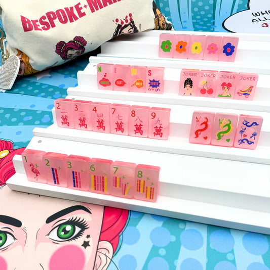 Bespoke Mahjong | Pop Diva Tiles | Cotton Candy