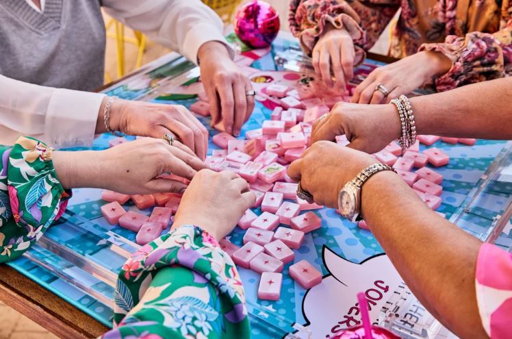 Bespoke Mahjong | Pop Diva Tiles | Cotton Candy