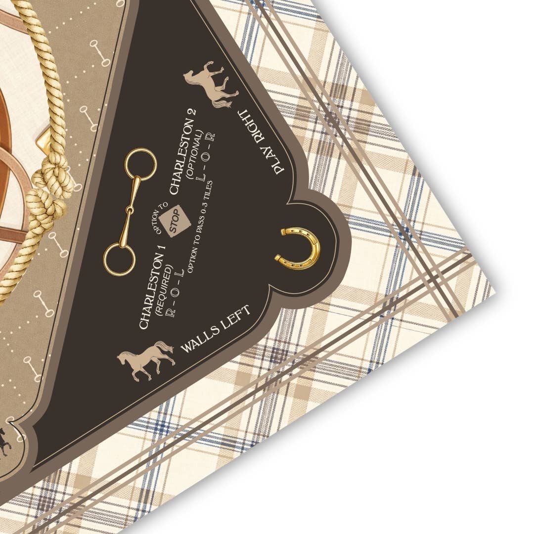 Anders Ruff Saddles & Silk Mahjong Mat | Equestrian