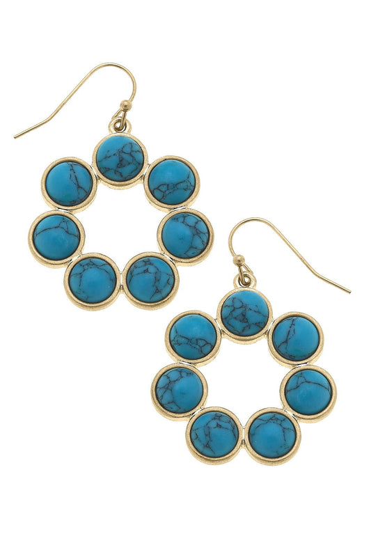 Canvas Style Rowdy Turquoise Earrings