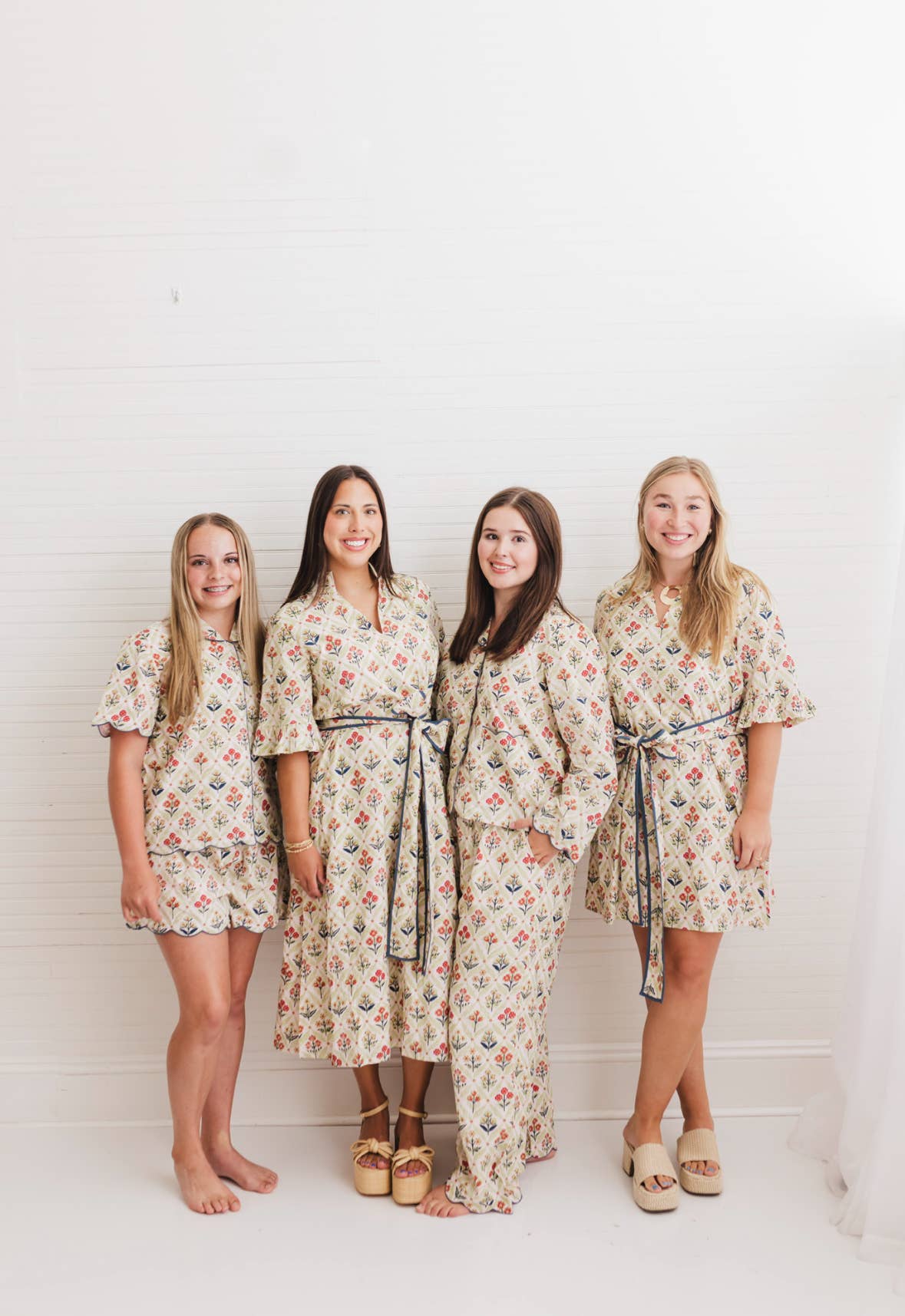 Resort Block Print Maxi Caftan | Meadow Chapel