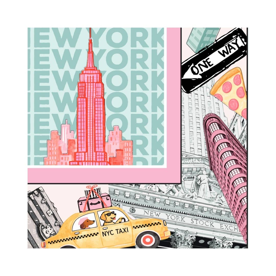 Anders Ruff  Mahj & The City Mahjong Mat | New York | NYC