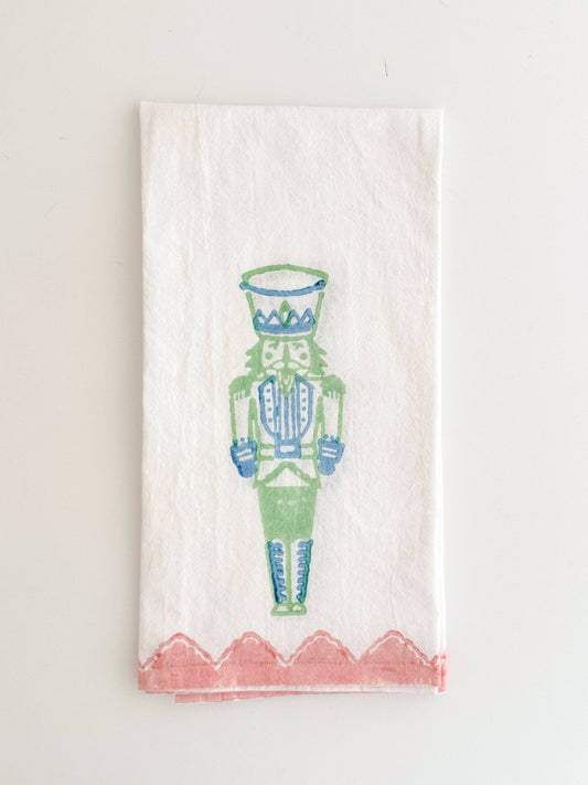 Tea Towel - Nutcracker, Sage & Uniform Blue
