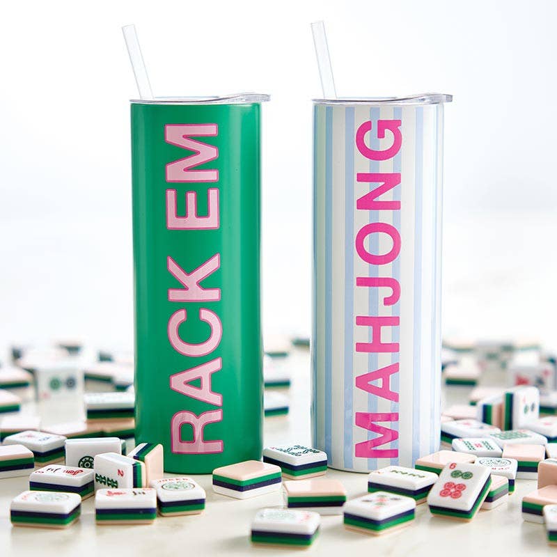 Stainless Skinny Tumbler - Mahjong