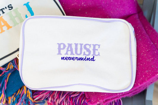 Pause Nevermind Tile Bag