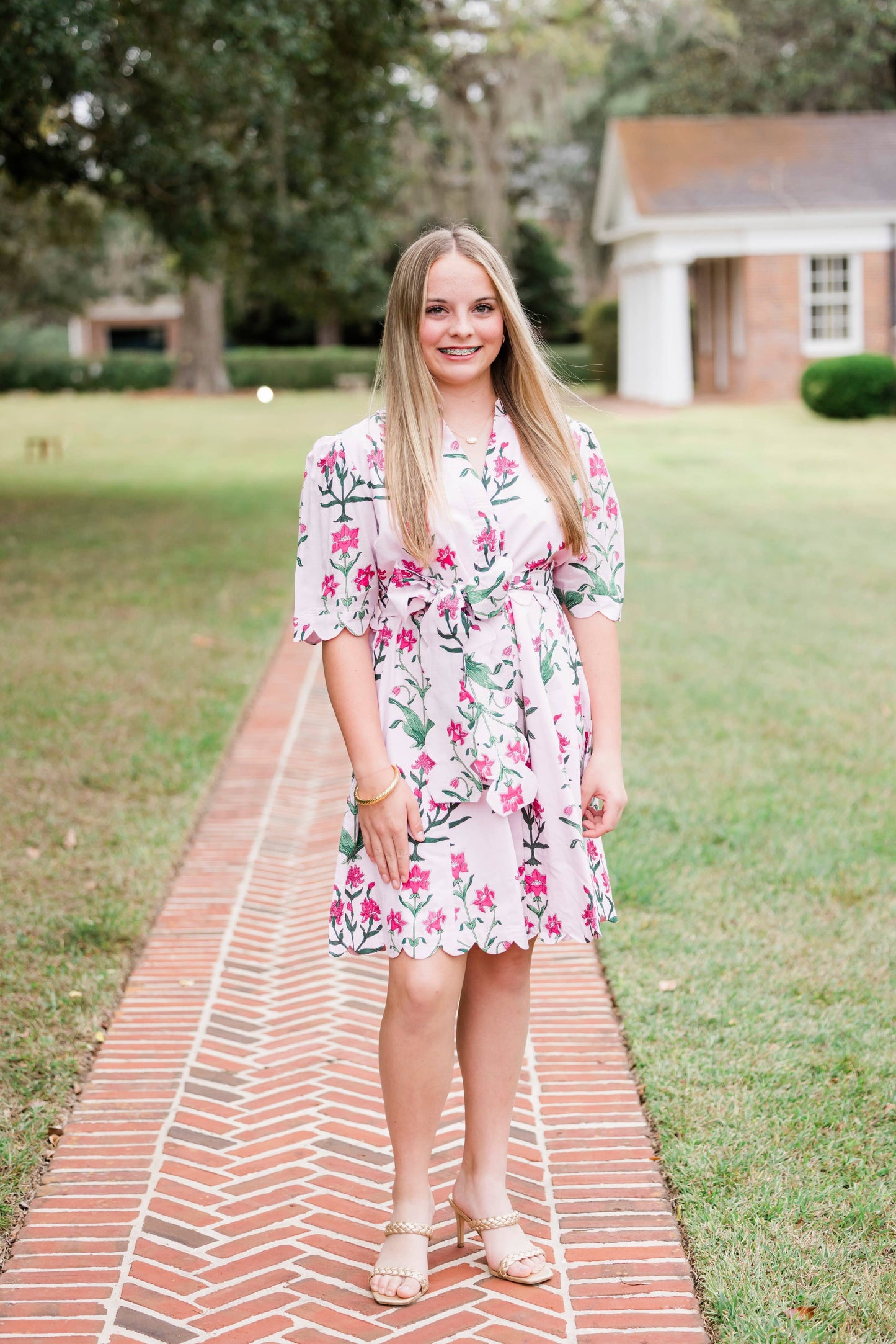 Resort Floral Mini Dress| Rose D' Iris Grace | READY TO SHIP
