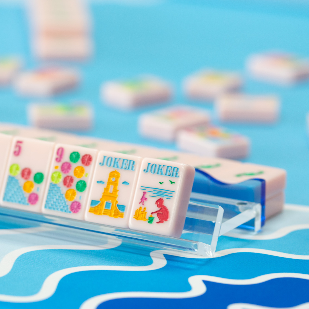 My Fair Mahjong Mat |  Water's Edge |  33" x 33"