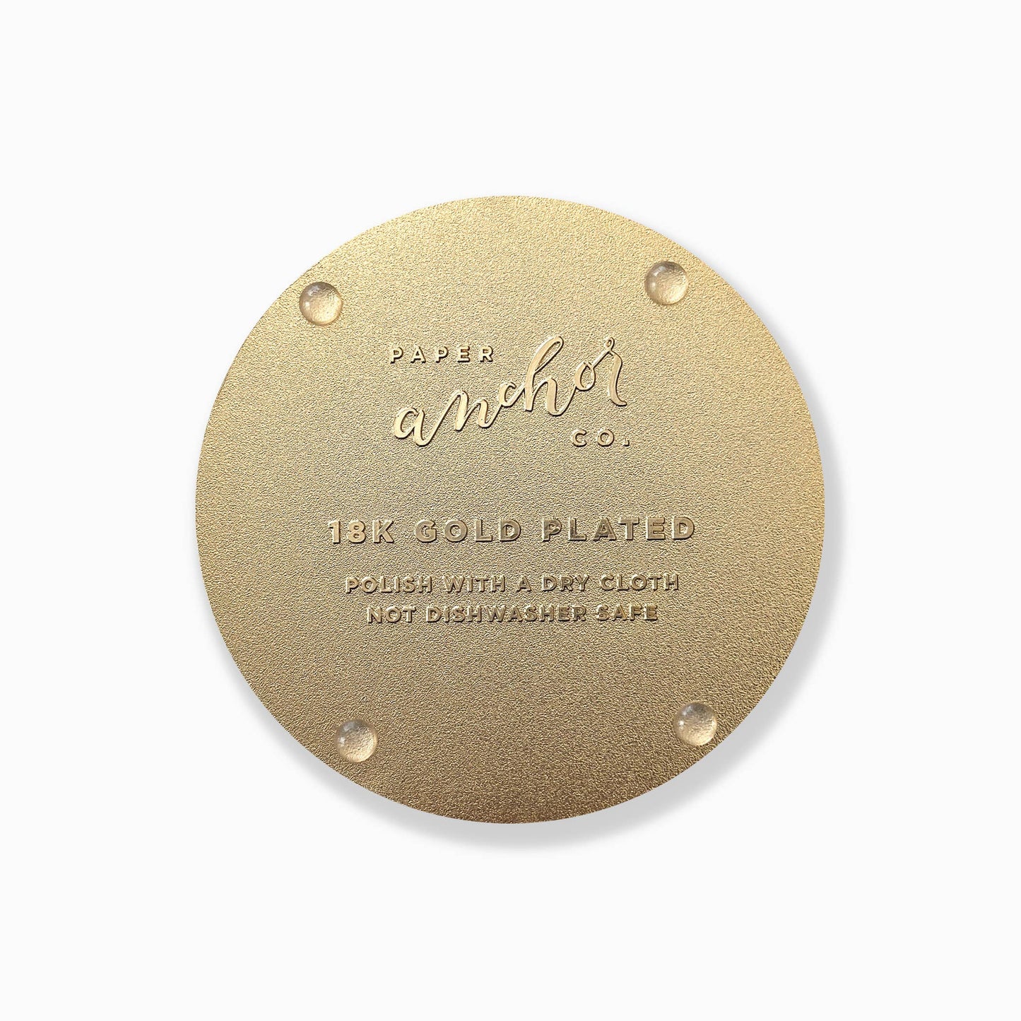 Vibrant Flora Gold Drink Coasters | Summer + Garden Party