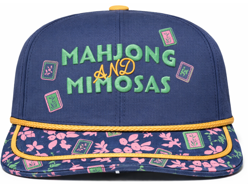 Mahjong and Mimosas All Over Printed Hat