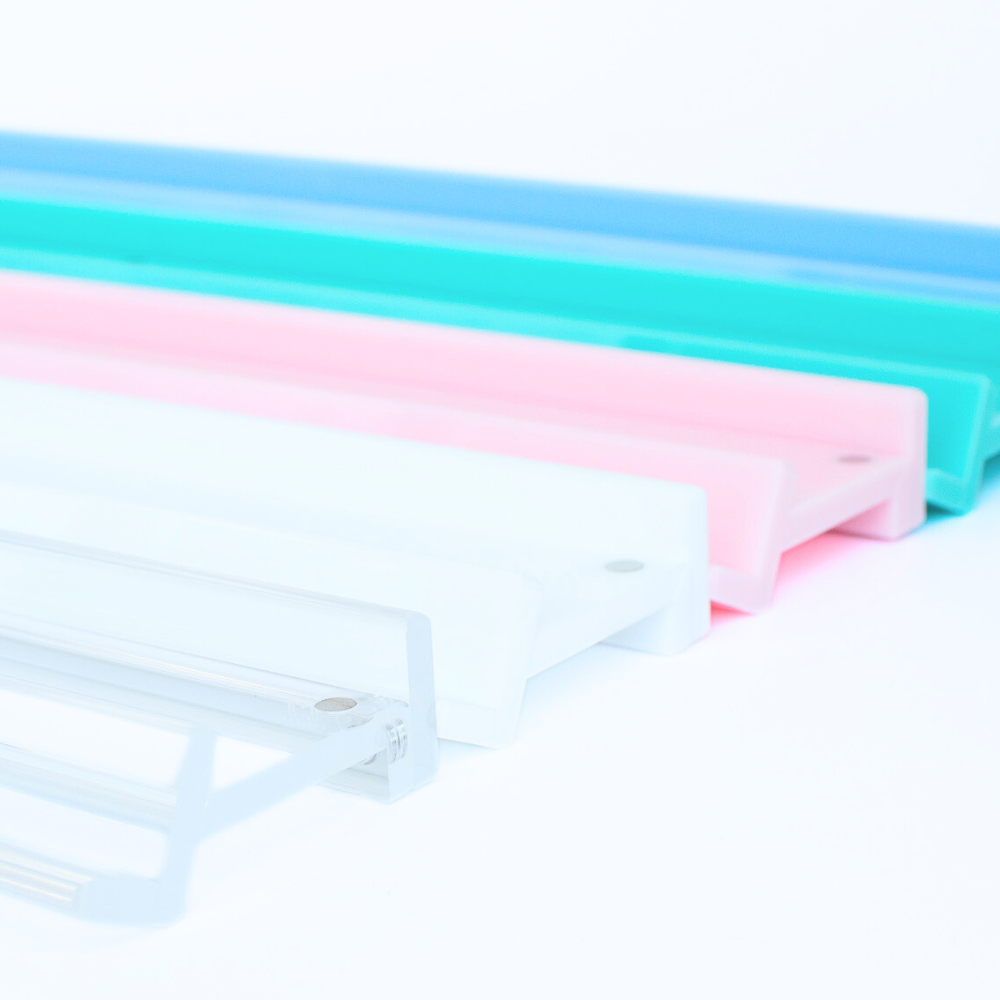 MFM MAHJONG RACKS | Premium Acrylic | 4 Racks + 4 Pushers