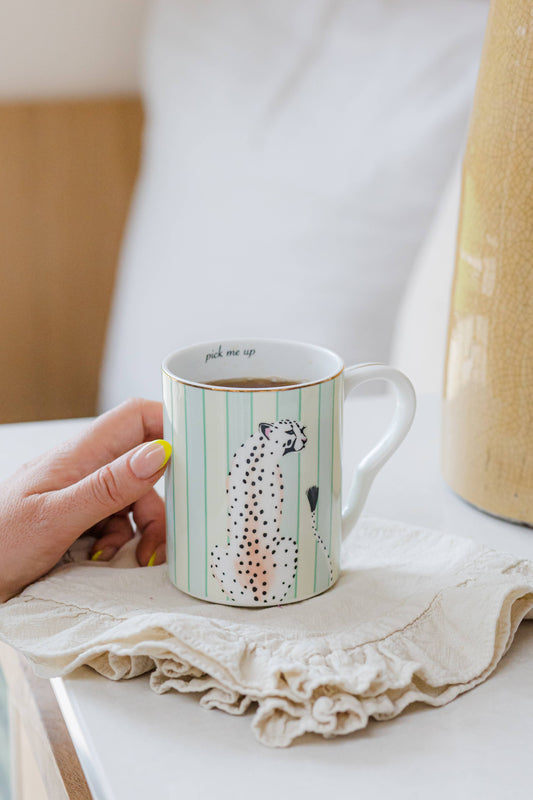 YVONNE ELLEN MEDIUM MUG CHEETAH
