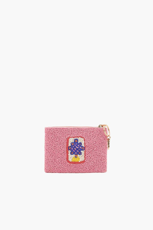Mahjong Blooms Coin Pouch