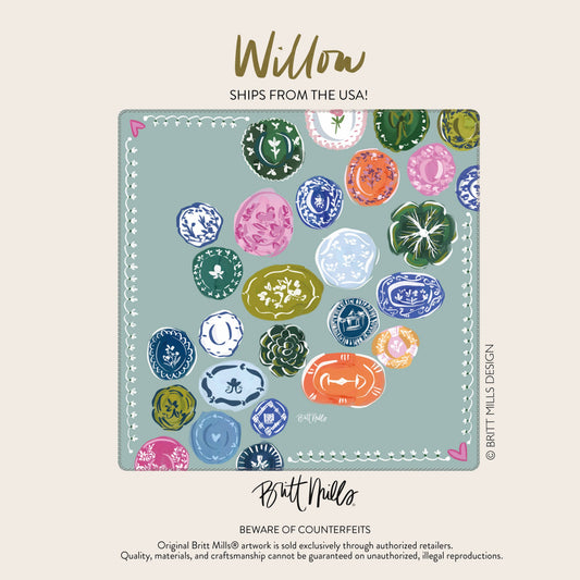 Britt Mills Neoprene Mahjong Mats