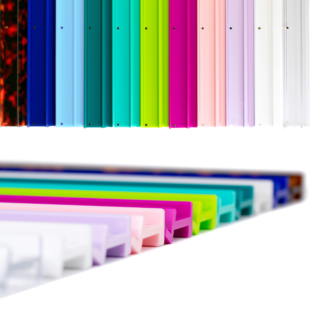 MFM MAHJONG RACKS | Premium Acrylic | 4 Racks + 4 Pushers