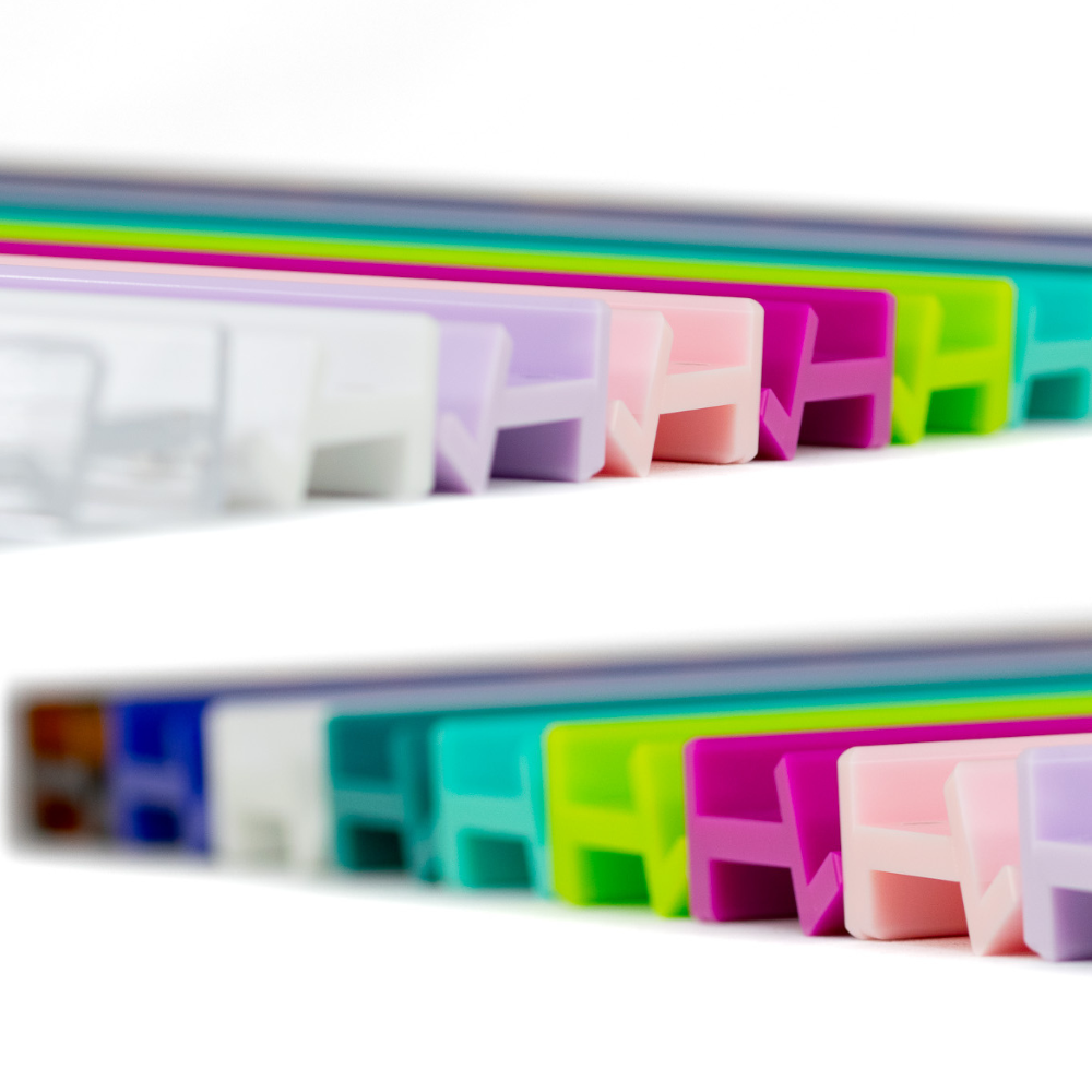 MFM MAHJONG RACKS | Premium Acrylic | 4 Racks + 4 Pushers