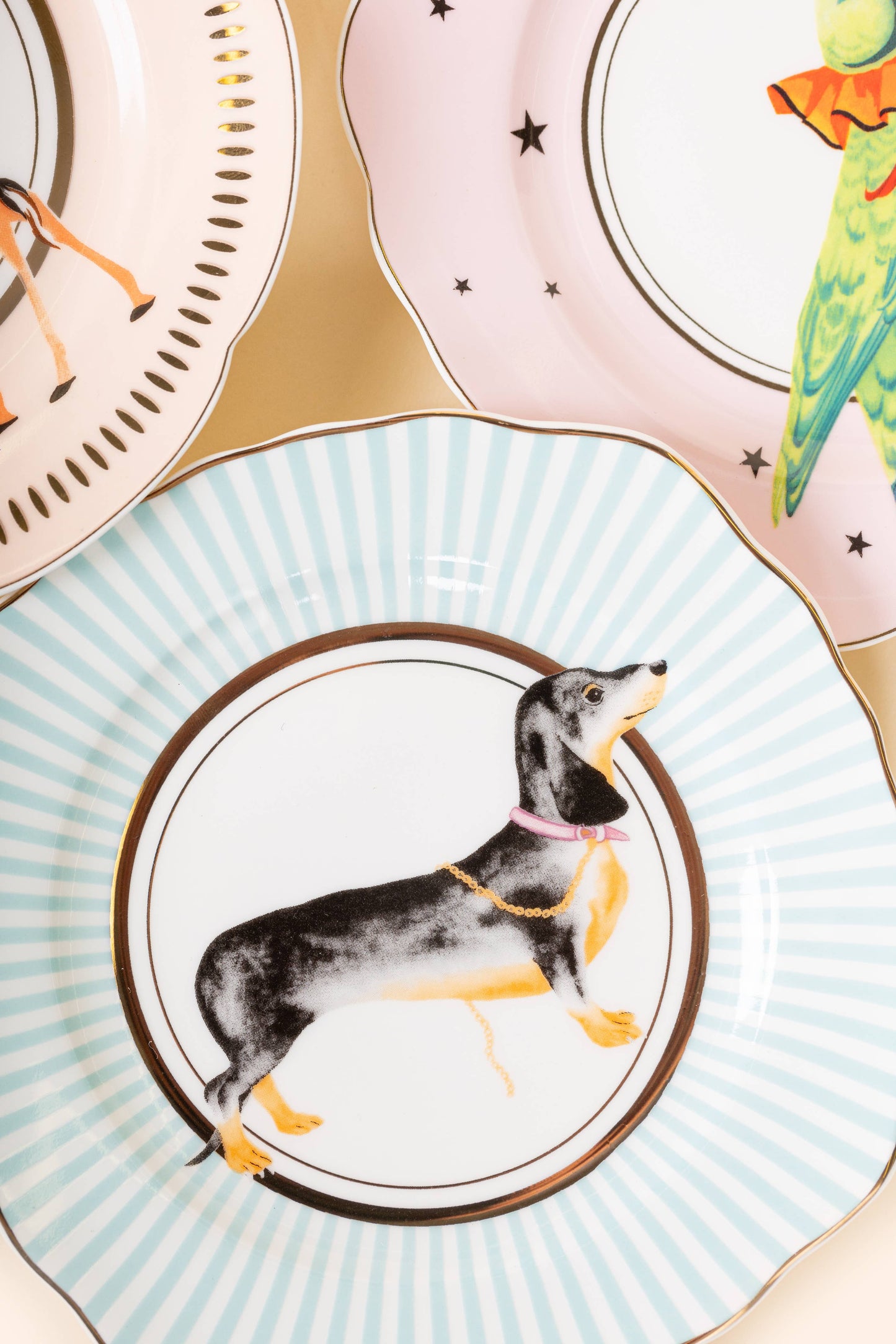 Yvonne Ellen Animal Tea Plates (set Of 4)