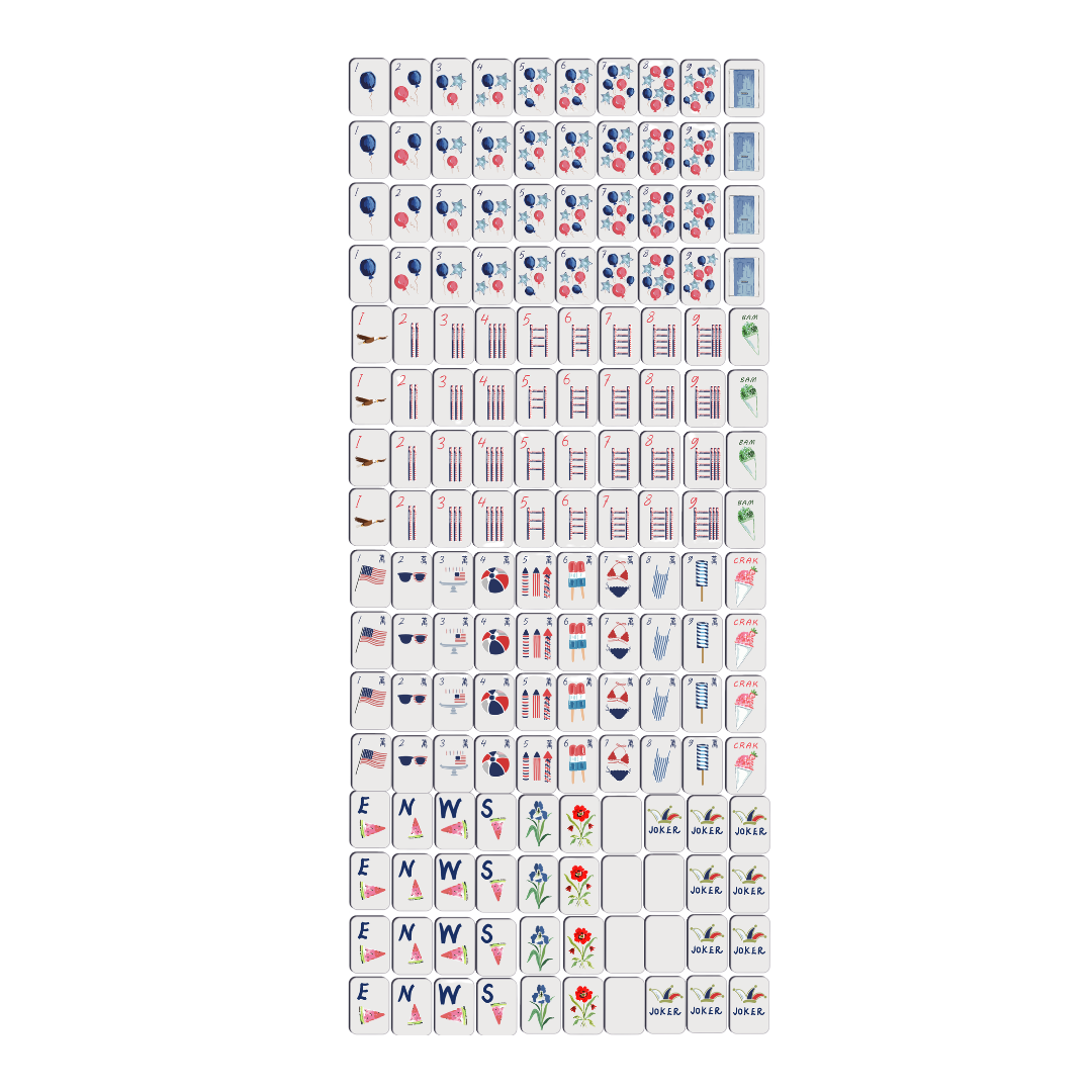 Summer Fun Mahjong Kit